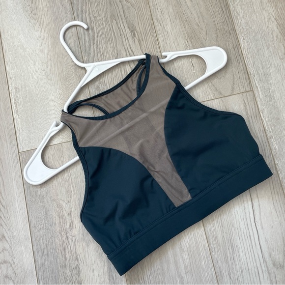 POPFLEX Other - Popflex Sports Bra stellar crop mesh womens Teal (small) workout activewear gym